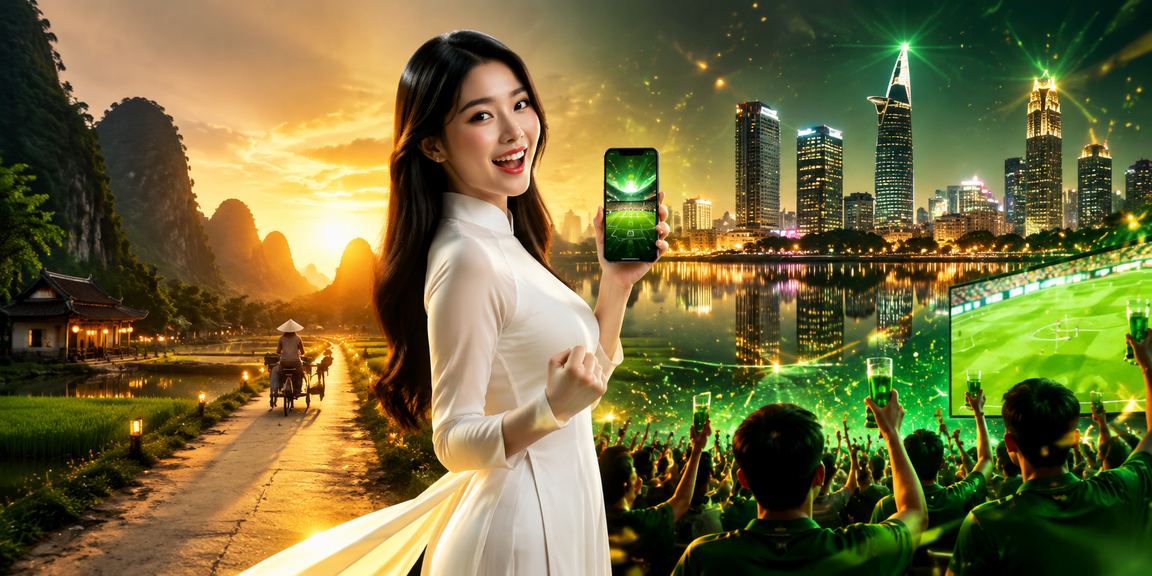 Người xem bóng đá và cá cược tại Ninh Bình với trang phục áo dài